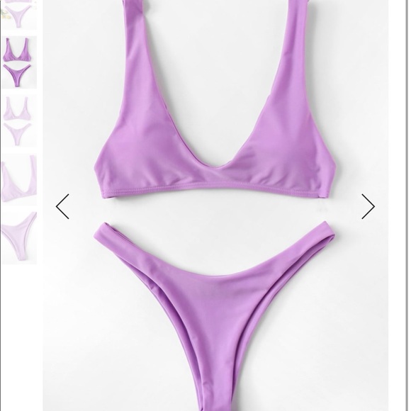 shein purple swimsuit